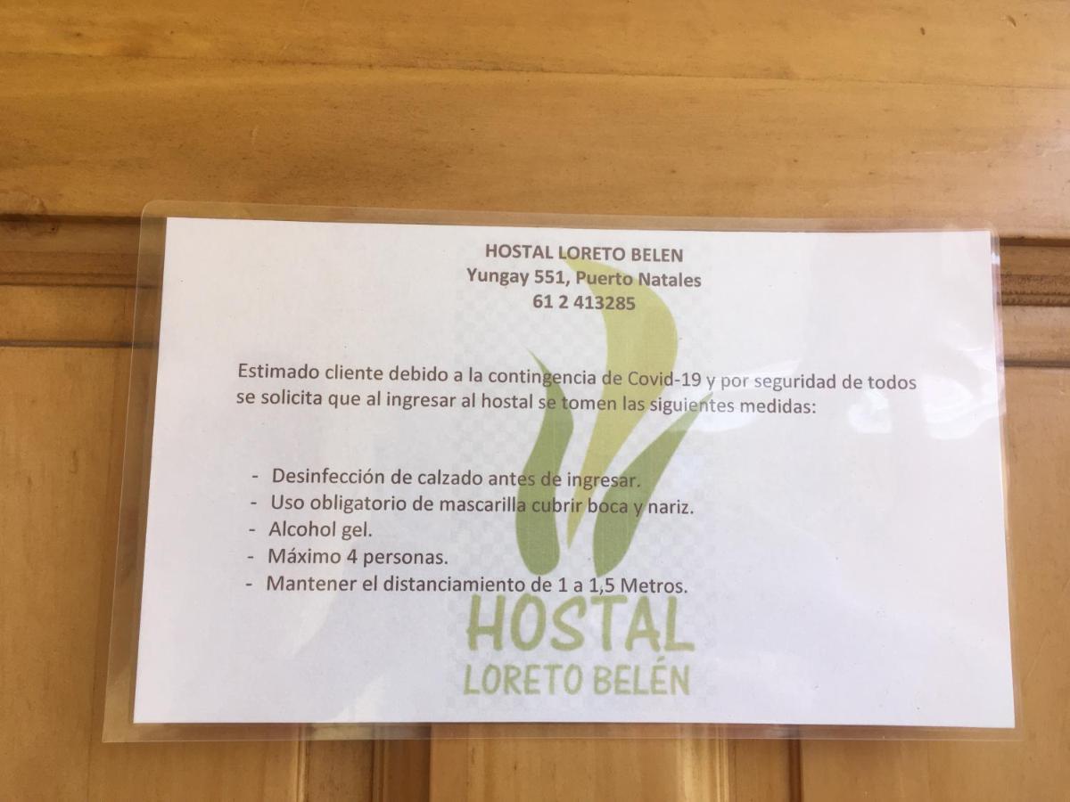 Hostal Loreto Belen Puerto Natales Eksteriør bilde